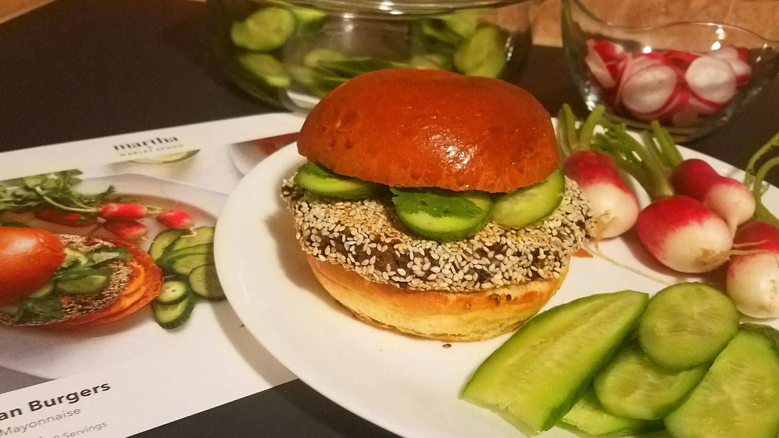 Black Bean Burgers with Sriracha Mayonnaise
