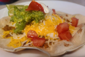 Chorizo egg breakfast